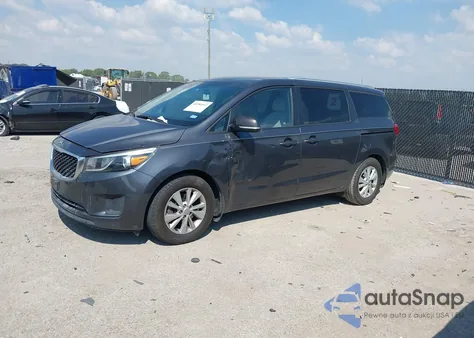 2016 Kia Sedona Lx z USA, uszkodzony, nr VIN KNDMB5C17G6182218